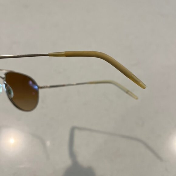Oliver Peoples Wire Frame Aviator Sunglasses - Picture 5 of 8